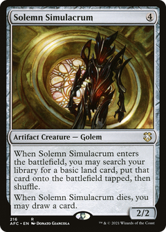Solemn Simulacrum [Dungeons & Dragons: Adventures in the Forgotten Realms Commander]-1