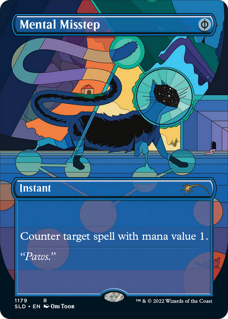 Mental Misstep (Borderless) [Secret Lair Drop Series]-1