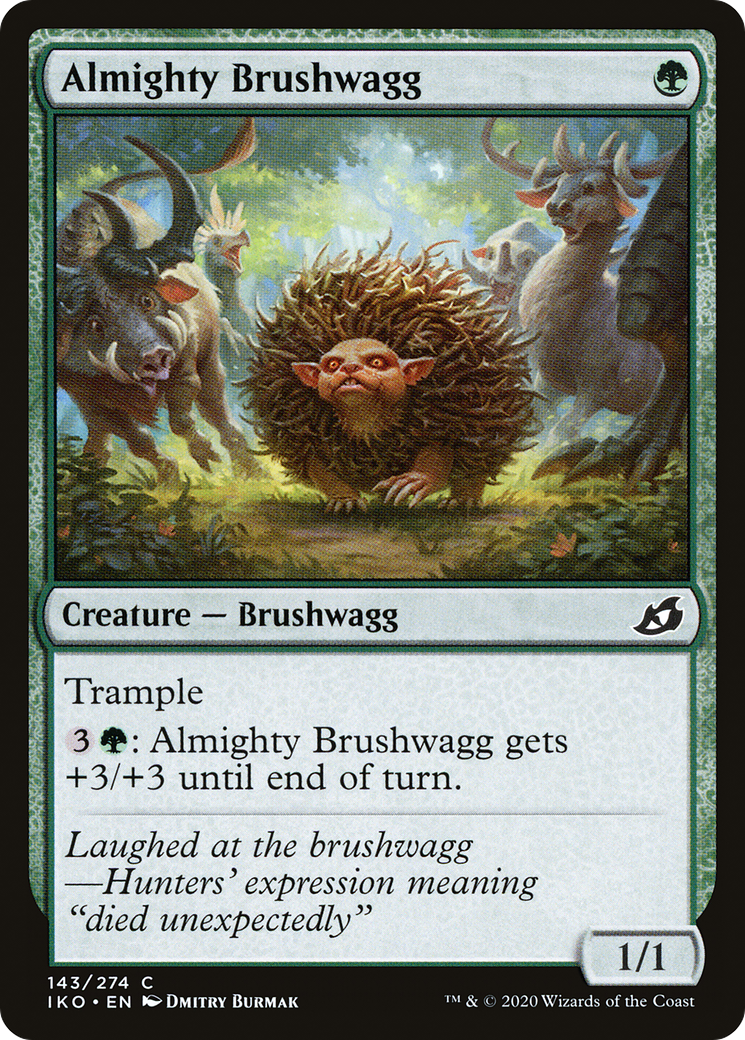 Almighty Brushwagg [Ikoria: Lair of Behemoths]-1