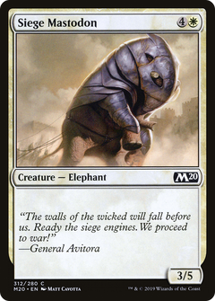 Siege Mastodon [Core Set 2020]-1