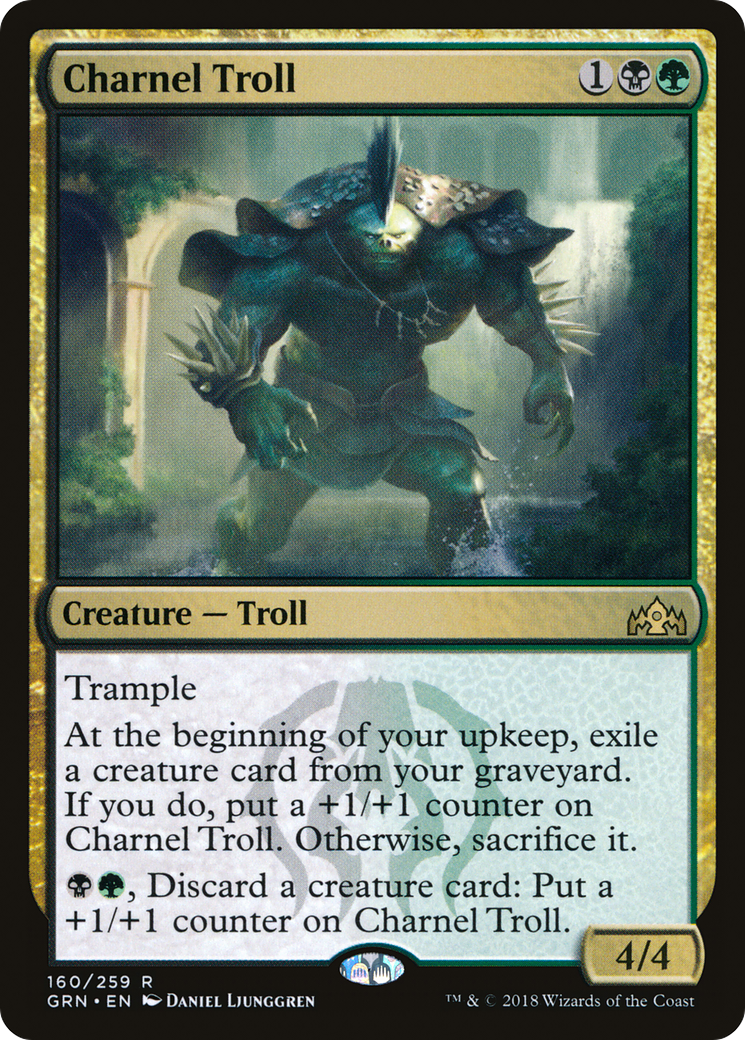 Charnel Troll [Guilds of Ravnica]-1