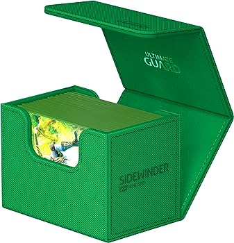 Ultimate Guard Sidewinder 80+ Xenoskin Monocolor Green Deck Box