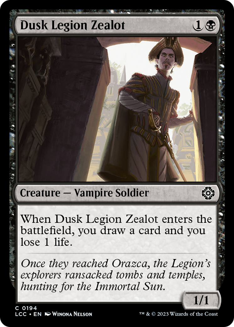 Dusk Legion Zealot [The Lost Caverns of Ixalan Commander]-1