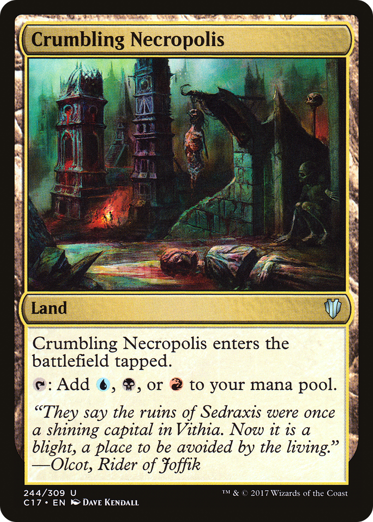 Crumbling Necropolis [Commander 2017]-1