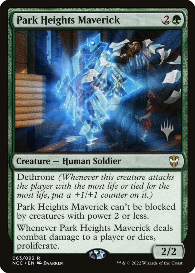 Park Heights Maverick (Promo Pack) [Streets of New Capenna Commander Promos]-1