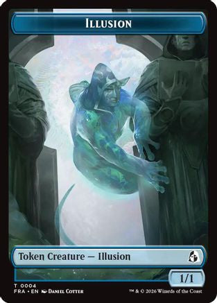 Illusion // Jace Double-Sided Token (FRA-4 // 5) - Reality Fracture-1
