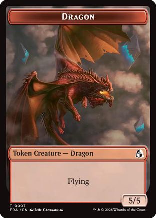 Dragon // Forest Tentacle Double-Sided Token (FRA-7 // 9) - Reality Fracture-1