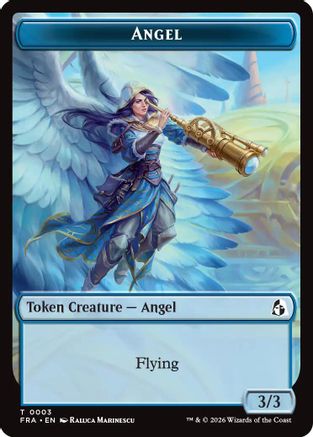 Angel (0003) // Treasure Double-Sided Token (FRA-3 // 15) - Reality Fracture-1