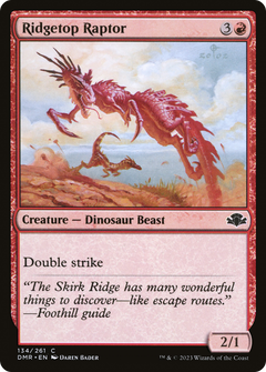 Ridgetop Raptor [Dominaria Remastered]-1