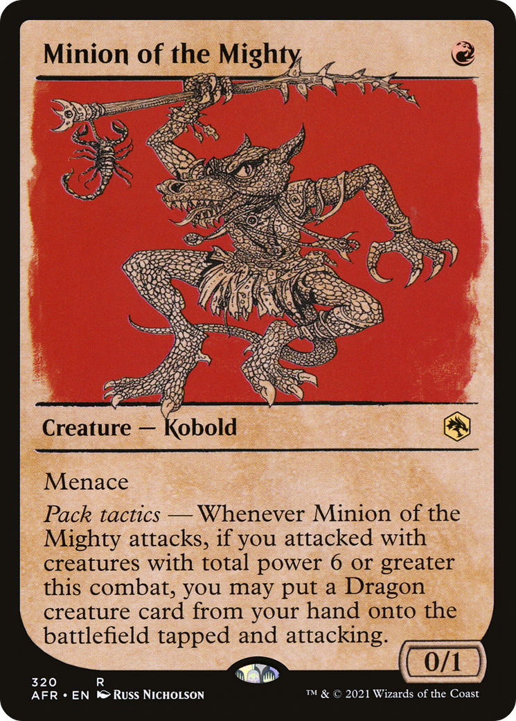 Minion of the Mighty (Showcase) [Dungeons & Dragons: Adventures in the Forgotten Realms]-1