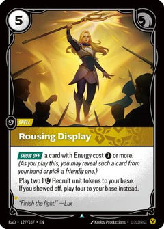 Rousing Display (127/167) - Radiance-1