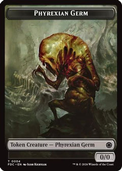 Phyrexian Germ // Phyrexian Beast Double-Sided Token (FDC-4 // 11) - Commander: Foundations-1