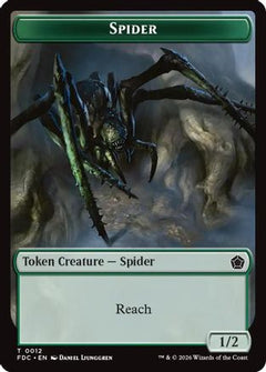 Spider // Beast Double-Sided Token (FDC-12 // 10) - Commander: Foundations-1