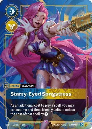 Seraphine, Starry-Eyed Songstress (151/167) - Radiance Foil-1