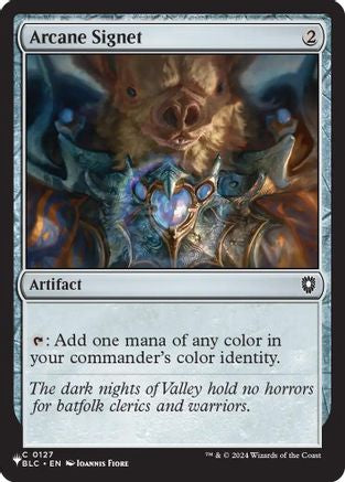 Arcane Signet (BLC) (LIST-127) - The List Reprints-1