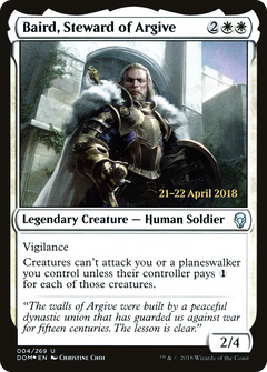 Baird, Steward of Argive [Dominaria Prerelease Promos]-1
