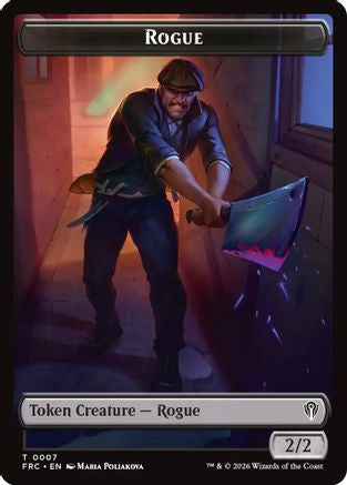 Rogue // Zombie Army Double-Sided Token (FRC-7 // 8) - Commander: Reality Fracture Foil-1