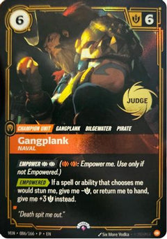 Gangplank, Naval (086/166) - Riftbound Judge Promotional Cards Foil-1