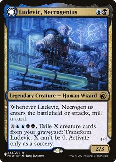 Ludevic, Necrogenius // Olag, Ludevic's Hubris [Secret Lair: From Cute to Brute]-1