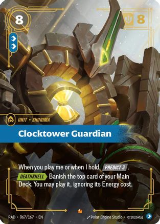 Clocktower Guardian (067/167) - Radiance Foil-1