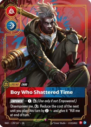 Ekko, Boy Who Shattered Time (139/167) - Radiance Foil-1