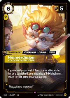 Heimerdinger, Academy Instructor (132/167) - Radiance Foil-1