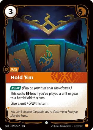 Hold 'Em (070/167) - Radiance Foil-1