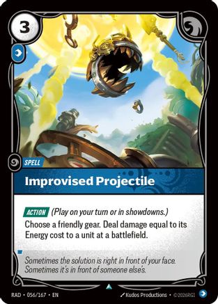 Improvised Projectile (056/167) - Radiance Foil-1