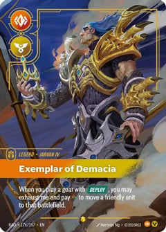 Jarvan IV, Exemplar of Demacia (Overnumbered) (176/167) - Radiance Foil-1
