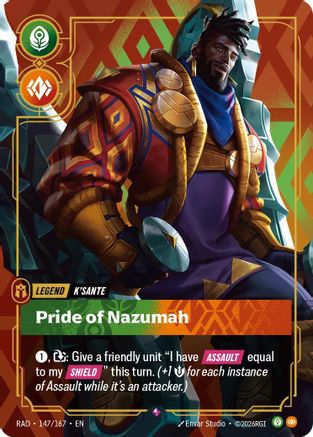 K'Sante, Pride of Nazumah (147/167) - Radiance Foil-1
