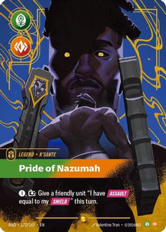 K'Sante, Pride of Nazumah (Overnumbered) (172/167) - Radiance Foil-1