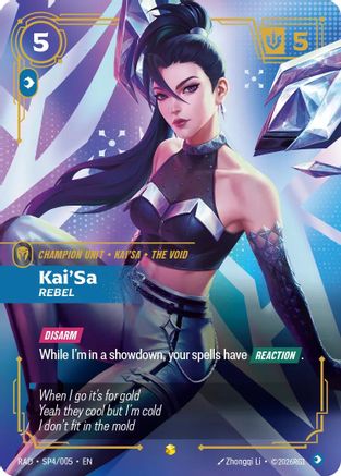 Kai'Sa, Rebel (SP) (SP4/005) - Radiance Foil-1
