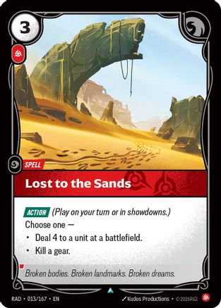 Lost to the Sands (013/167) - Radiance-1