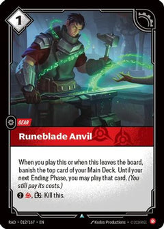 Runeblade Anvil (012/167) - Radiance-1