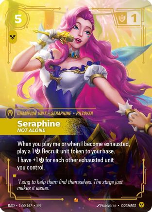 Seraphine, Not Alone (138/167) - Radiance Foil-1