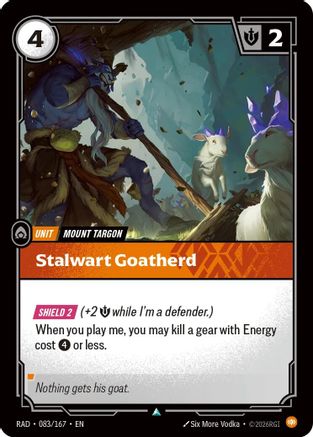 Stalwart Goatherd (083/167) - Radiance-1
