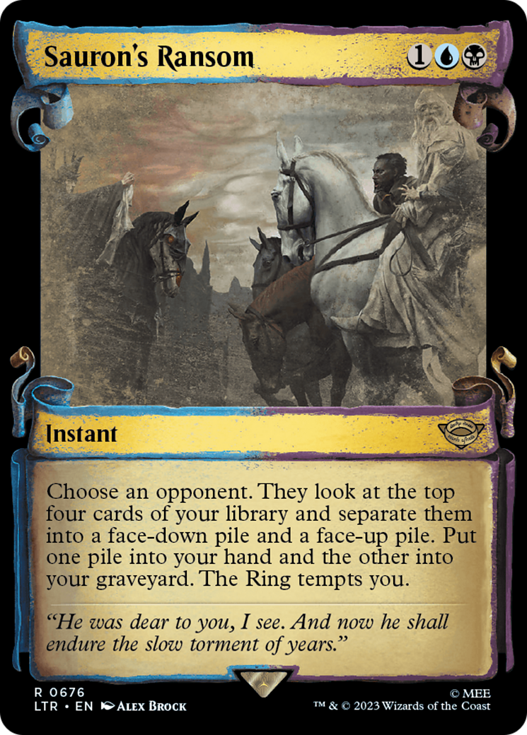 Sauron's Ransom [The Lord of the Rings: Tales of Middle-Earth Showcase Scrolls]-1