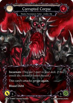 Corrupted Corpse (Marvel) (FAB514) (B) (FAB514) - Flesh and Blood: Promo Cards Cold Foil-1
