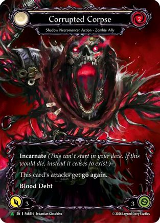 Corrupted Corpse (Marvel) (FAB514) (C) (FAB514) - Flesh and Blood: Promo Cards Cold Foil
