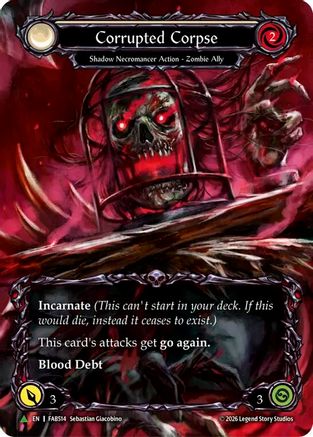 Corrupted Corpse (Marvel) (FAB514) (E) (FAB514) - Flesh and Blood: Promo Cards Cold Foil-1