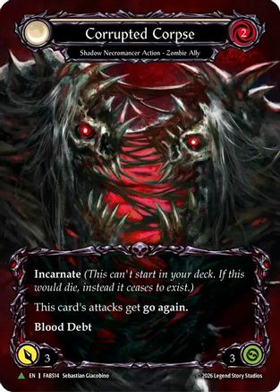 Corrupted Corpse (Marvel) (FAB514) (F) (FAB514) - Flesh and Blood: Promo Cards Cold Foil-1
