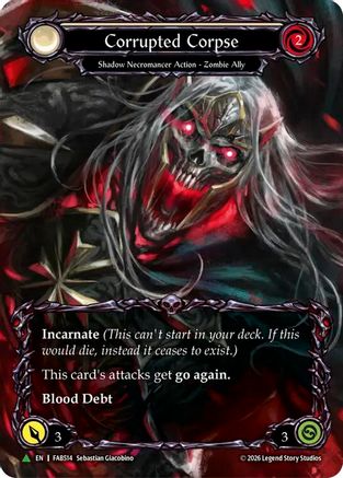 Corrupted Corpse (Marvel) (FAB514) (J) (FAB514) - Flesh and Blood: Promo Cards Cold Foil-1