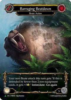 Barraging Beatdown (Marvel) (TNP035) - Flesh and Blood: Promo Cards Cold Foil-1