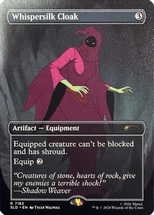 Whispersilk Cloak (7182) (SLD-7182) - Secret Lair Drop Series-1