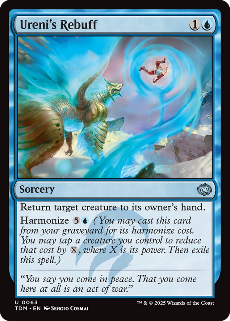 Ureni's Rebuff (TDM-063) - Tarkir: Dragonstorm-1