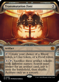Transmutation Font (Showcase) (BIG-058) - The Big Score: (Showcase) Foil-1