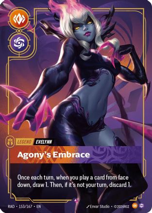Evelynn, Agony's Embrace (153/167) - Radiance Foil-1