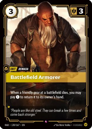 Battlefield Armorer (130/167) - Radiance Foil-1