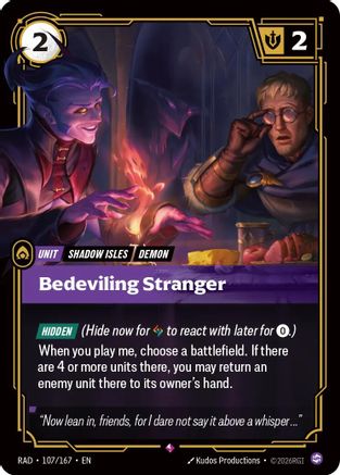 Bedeviling Stranger (107/167) - Radiance Foil-1