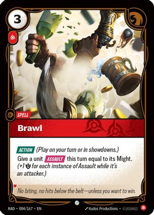 Brawl (004/167) - Radiance Foil-1